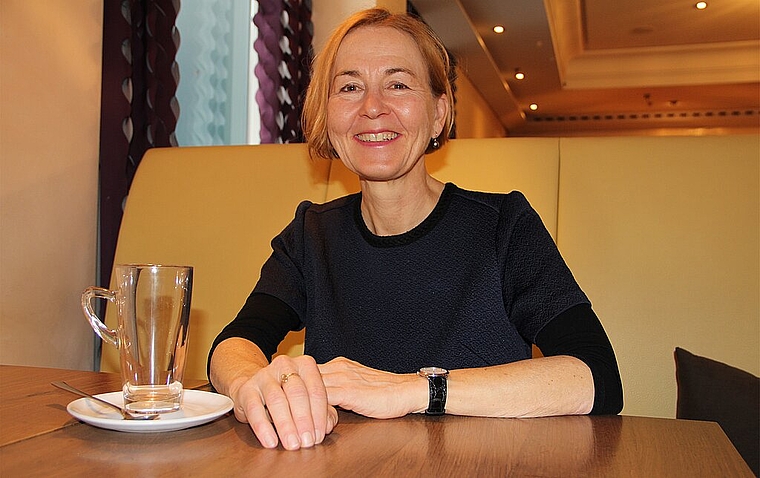 Susanne Schaffner hat auch als Regierungsrätin alte Traditionen, wie das Café am Samstag im Restaurant pure, beibehalten. (Bild: mim)