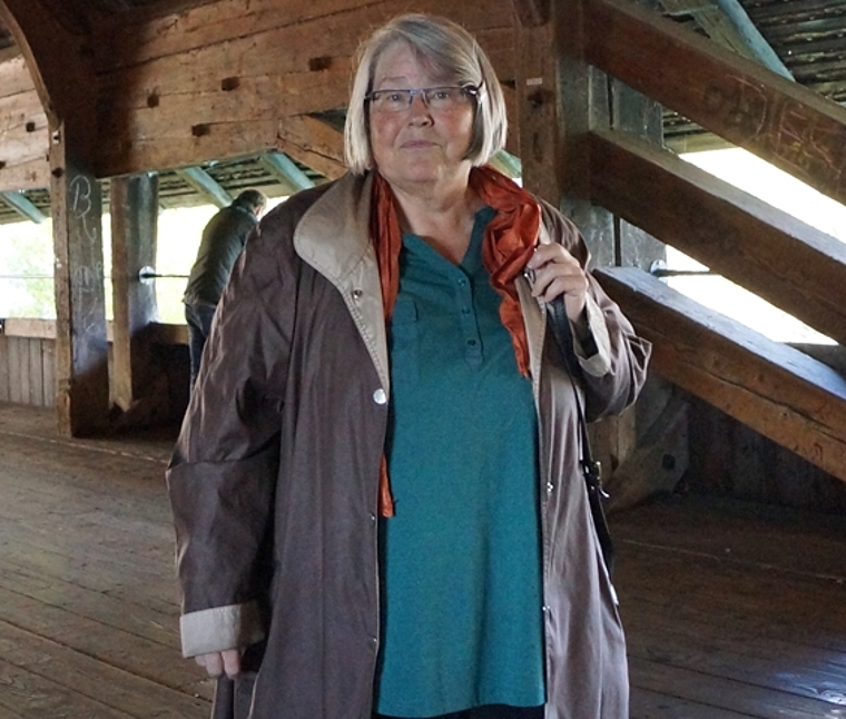 Ursula Ulrich ist die Präsidentin des Vereins «Schlaf guet», der sich für eine Notschlafstelle in Olten einsetzt. «Auch in diesem Winter werden Obdachlose wohl auf der Holzbrücke übernachten müssen.» (Bild: Franz Beidler)