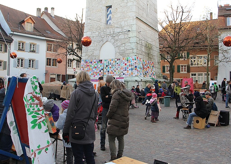 Am kommenden Sonntag, 26. November werden auf dem Ildefonsplatz anlässlich des Kinderrechts-Festes die Kleinsten gefeiert. (Bild: mim)