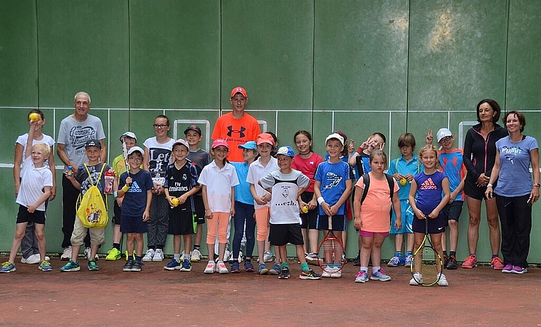 In der ersten Sommerferienwoche organisierte der TC Olten auf der Anlage Gheid zum zweiten Mal ein Kids-Tennis-Turnier. (Bild: ZVG)