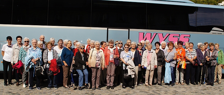 42 Wangnerinnen und Wangner waren an der Senioren-Treff-Reise dabei. (Bild: ZVG)
