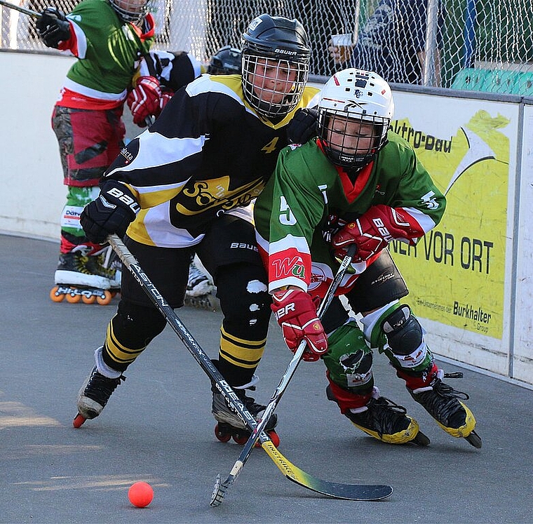 Am Samstag, 11. Februar organisiert die gemeinsame Nachwuchsabteilung des Inlinehockeyclubs Rothrist und der Black Panthers Zofingen ein Inlinehockey Schnuppertraining. (Bild: ZVG)