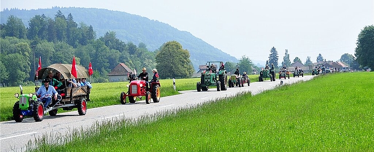 Ein idyllisches Bild bei der Einachser-Rundfahrt in Gunzgen. (Bild: ZVG)