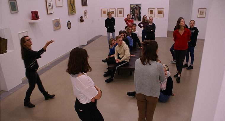 Die Kanti Olten besuchte anlässlich des Kulturtages verschiedene Museen. (Bild: ZVG)