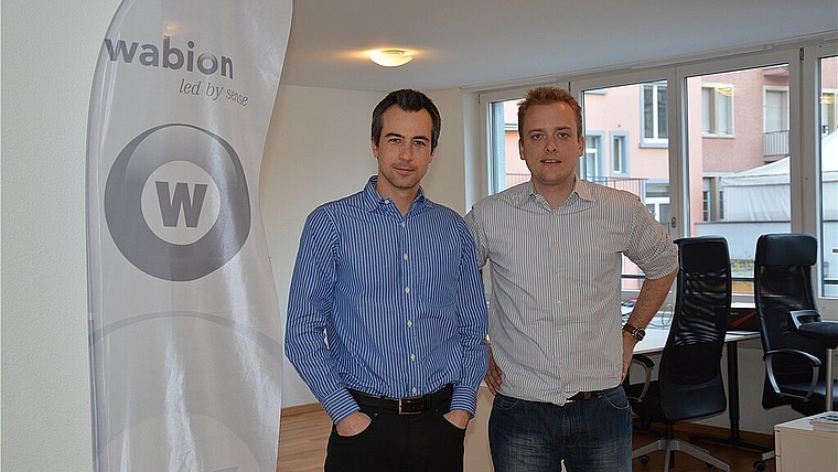 Für Wabion Schweiz-Geschäftsführer und Mitinhaber Samuel Pasquier und Michael Gomez ist Olten der optimale Unternehmens-Standort. vwe) 