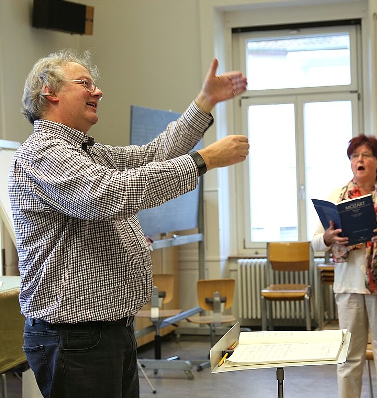 Dirigent Christoph Moser.(Bild: ZVG)