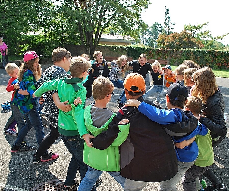 Spiel und Spass am KiK (Kinder in der Kirche)-Treffen in Lostorf. (Bild: ZVG)