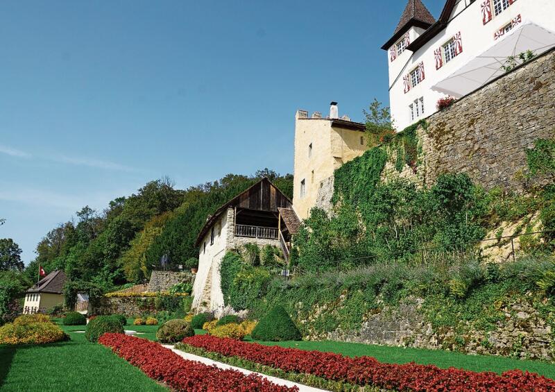 Das Schloss Wartenfels und der dazugehörige Barockgarten sind nun wieder eine Augenweide. (Bild: Achim Günter)