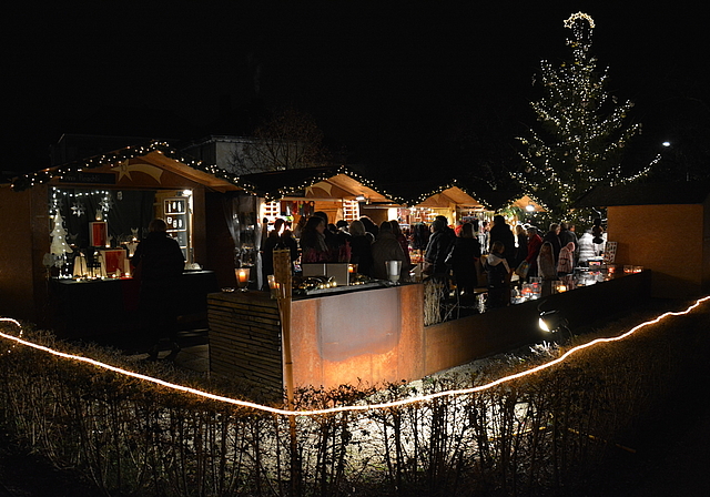 Vom 1. bis 4. Dezember wird der Adventsmarkt zum letzten Mal im Klostergarten stattfinden. (Bild: Archiv/vwe)
