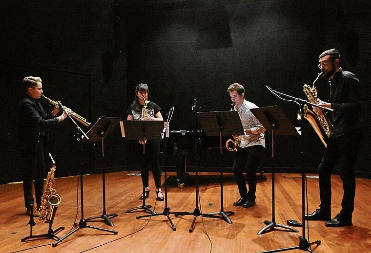 Das Pandora Saxophon Quartett verbindet Vertrautes mit Ungewohntem. (Bild: ZVG)