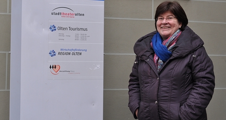Monique Rudolf von Rohr liebt die Stadt Olten und ihr vielfältiges kulturelles Angebot. (Bild: B. Beyeler)