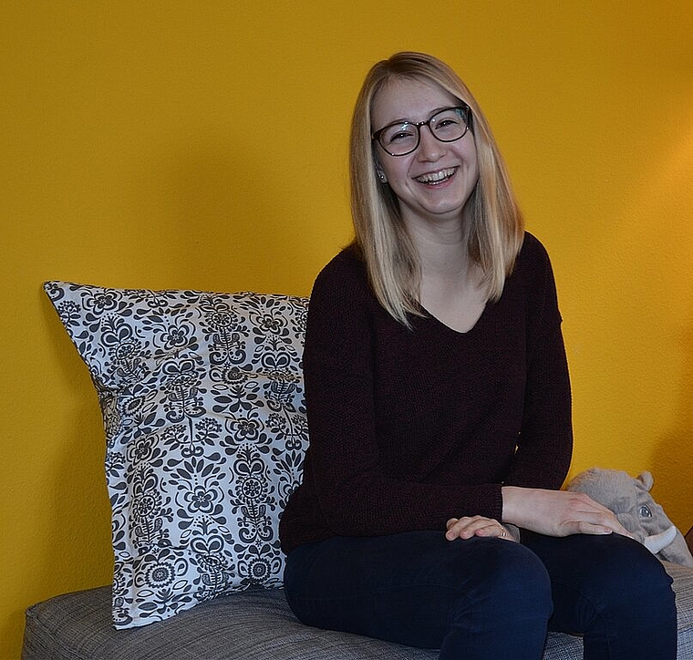 Vera Wermuth kam der Liebe wegen nach Olten und fühlt sich hier puddelwohl: «Diese Stadt wird von Auswärtigen enorm unterschätzt.» (Bild: vwe)