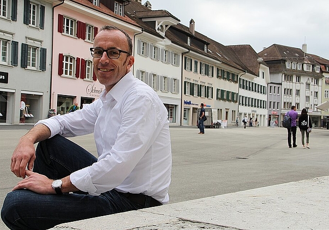 Der Quartierentwickler Tom Steiner setzt sich für die Belebung der Kirchgasse ein. mim)