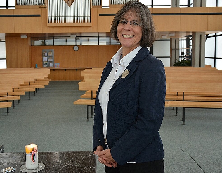 Arbeitsort Pauluskirche: «Ich fühle mich hier sehr wohl.» vwe)
