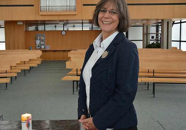 Arbeitsort Pauluskirche: «Ich fühle mich hier sehr wohl.» vwe)