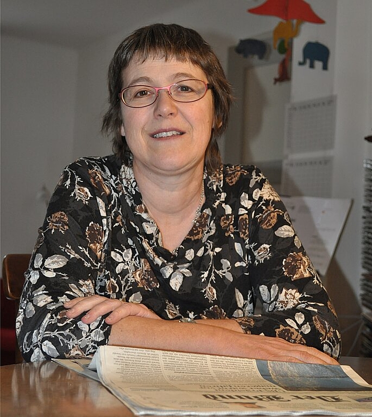 Rita Lanz zu Hause: «Ich geniesse meine Freizeit mit Zeitungslesen» vwe)