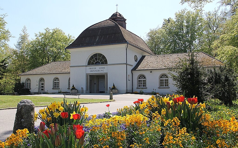Die Anlage auf dem Friedhof Meisenhard inklusive der Abdankungshalle und dem Krematorium wurde 1914 von den Oltner Architekten Real und von Arx geplant. (Bild: mim)
