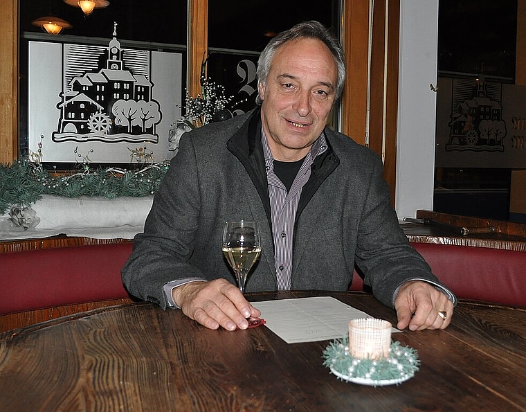 Erwin Studer, Präsident des Walliservereins Olten und Umgebung: «Die Atmosphäre im Restaurant Alte Mühle ist heimelig». jpi)
