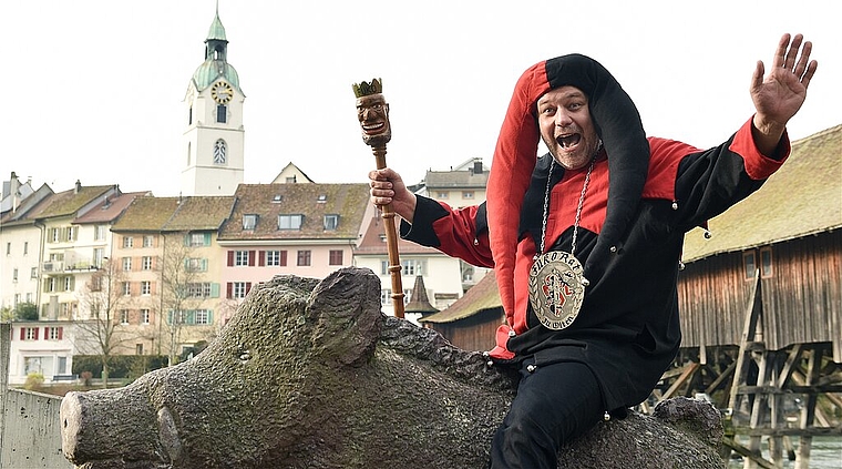 Der Obernaar «Role» alias Roland Schibler ist bereit für die Oltner Fasnacht vom 22. bis 28. Februar. (Bild: ZVG)