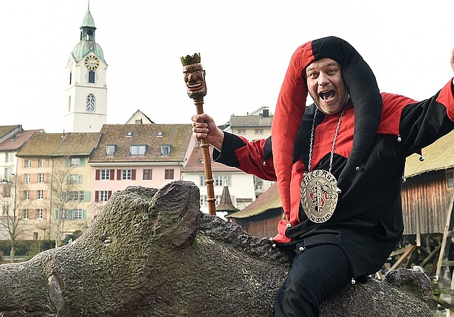 Der Obernaar «Role» alias Roland Schibler ist bereit für die Oltner Fasnacht vom 22. bis 28. Februar. (Bild: ZVG)