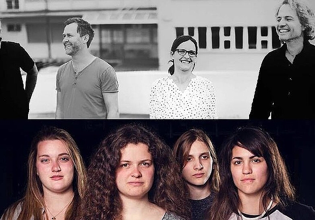 «Full Tone Ahead» (oben) und «Dog Daugther» spielen im Galicia. (Bild: ZVG)