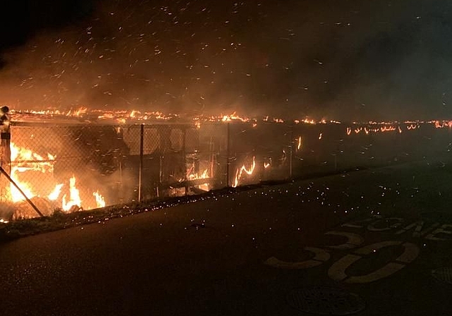 Bei den Schrebergärten an der Bornfeldstrasse hat es gebrannt. (Bild: ZVG)