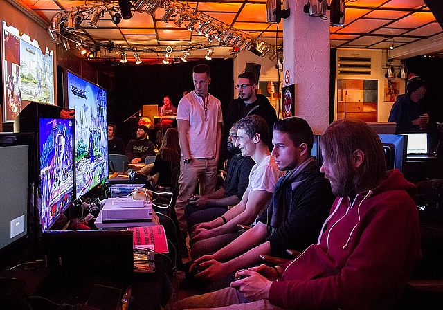 Nach dem Erfolg in der Vario Bar letzten Januar (Bild) veranstaltet der Verein VisionGaming vom 24. bis 25. Mai seine zweite Game Session in diesem Jahr. (Bild: ZVG)