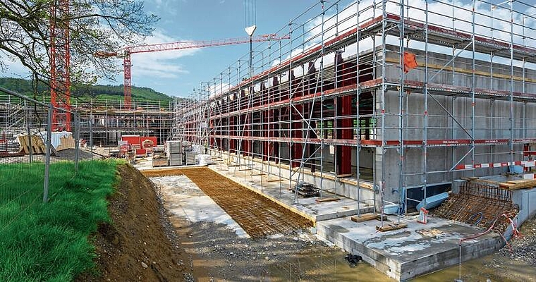 Die neue Schulanlage im Kleinholz beeinflusst das Budget 2024 etwa via Nettoinvestitionen stark. (Bild: Archiv Bruno Kissling)