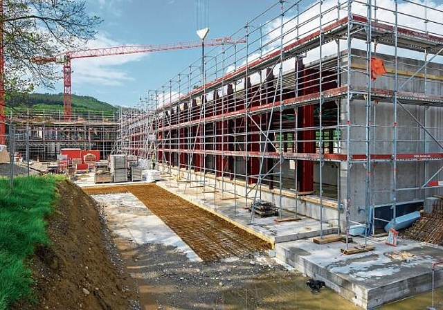 Die neue Schulanlage im Kleinholz beeinflusst das Budget 2024 etwa via Nettoinvestitionen stark. (Bild: Archiv Bruno Kissling)