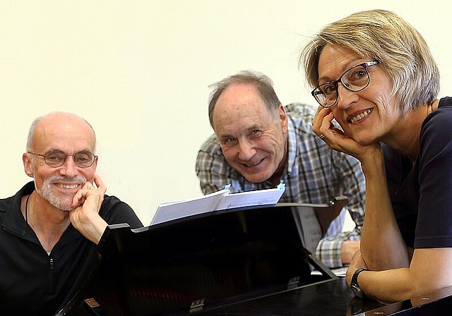 Hansruedi von Arx und Georges und Elisabeth Regner. (Bild: ZVG)