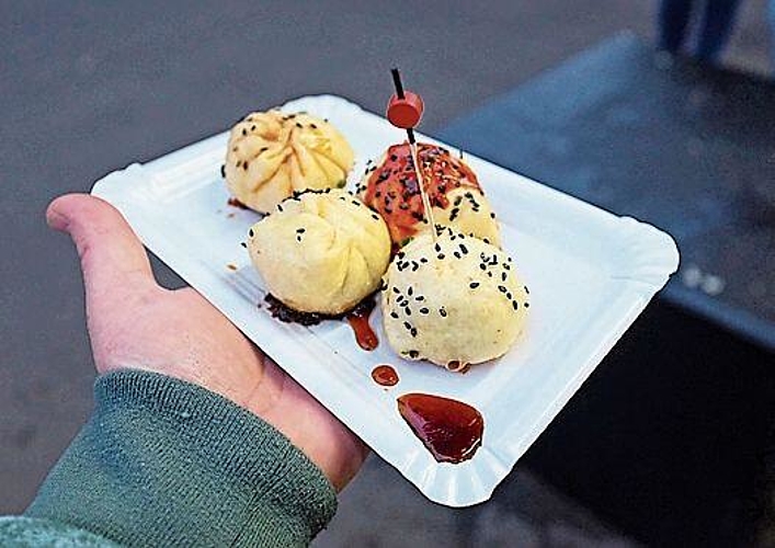 Auch sie können auf dem Speiseplan stehen: Dumplings.
