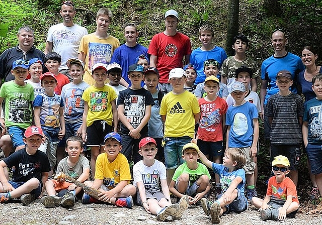 Die Jugireise des TV Gretzenbach führte auf den aargauischen Rütihof. (Bild: ZVG)