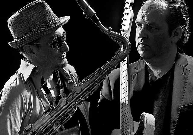 Roland Philipp (l.) und André Kunz sind das Jazz-Duo Philipp/Kunz. (Bild: ZVG)
