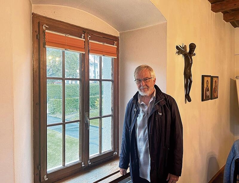 Bei aller Offenheit: Werner Good möchte das spirituelle Erbe des Klosters pflegen. (Bild: Caspar Reimer)