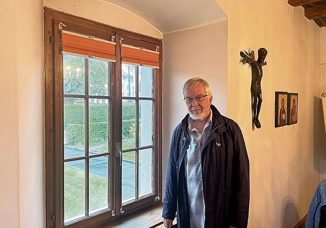 Bei aller Offenheit: Werner Good möchte das spirituelle Erbe des Klosters pflegen. (Bild: Caspar Reimer)