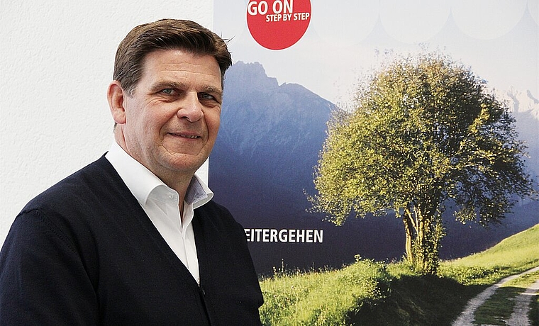 Schritt für Schritt in Olten unterwegs. Peter Husi lebt gerne in der «Eisebahnerstadt». (Bild: sfu)