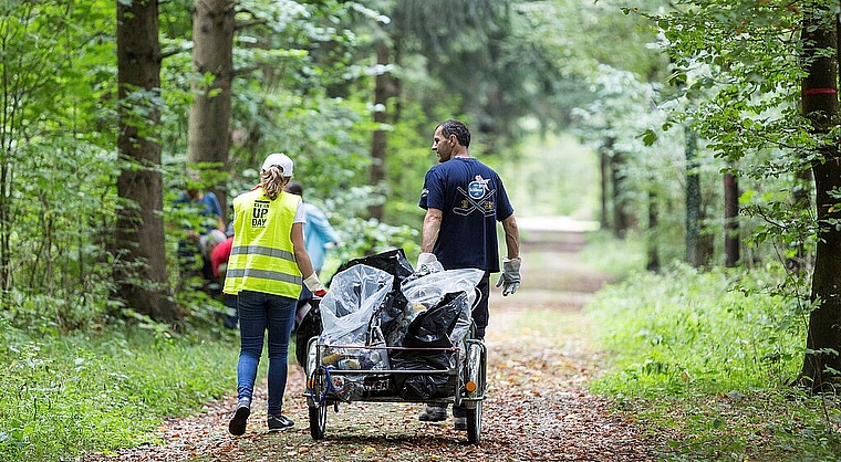 Waldputzete im Hardwald. (Bild: ZVG)