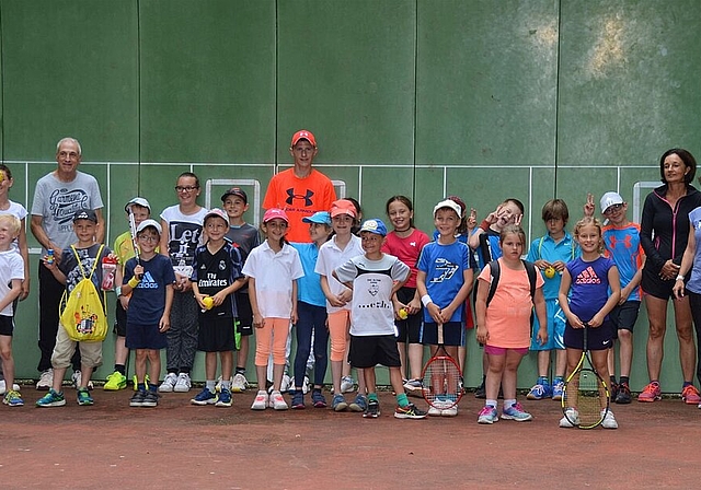In der ersten Sommerferienwoche organisierte der TC Olten auf der Anlage Gheid zum zweiten Mal ein Kids-Tennis-Turnier. (Bild: ZVG)