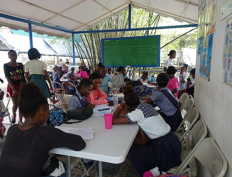 Das Horyzon-Bildungsprojekt in Haiti wird dieses Jahr vom Oltner 2-Lauf unterstützt. (Bild: ZVG)