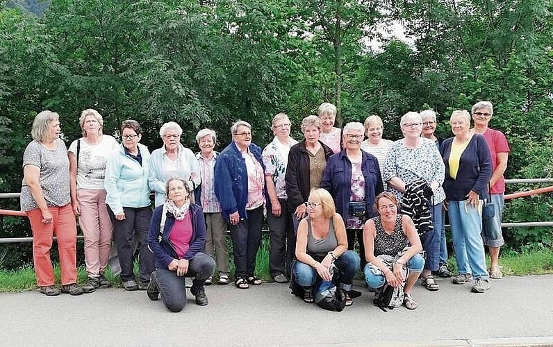 Anlässlich der Jubiläumsreise «60 Jahre Landfrauen Walterswil» wurde im Jahr 2020 unter anderem das Wallis besucht. (Bild: ZVG)