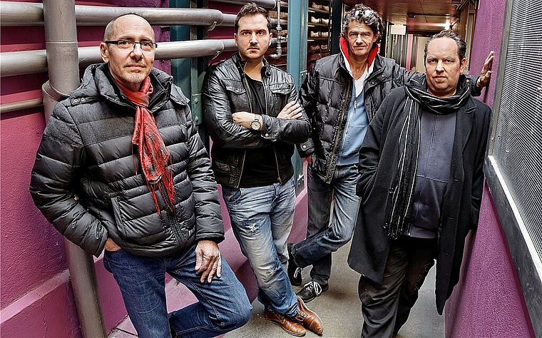 Am Freitag auf der Oltner Bühne: Tanga Zoo - (v.l.) Jean-Pierre Schaller, Fabian Capaldi, Andy Brugger und Andre Kunz. André Albrecht)