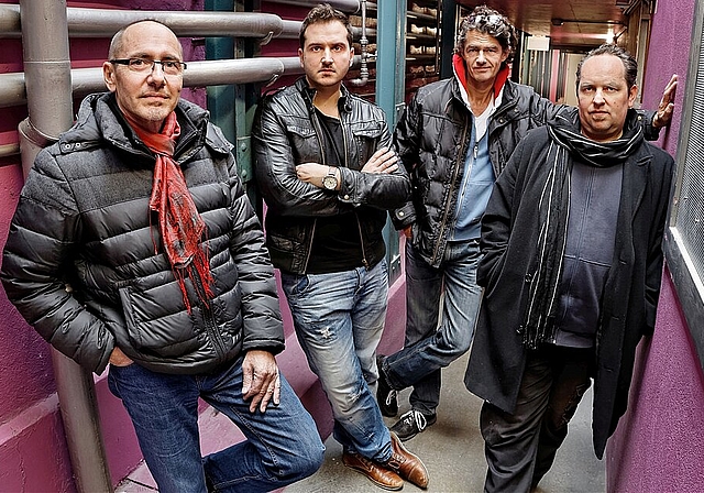 Am Freitag auf der Oltner Bühne: Tanga Zoo - (v.l.) Jean-Pierre Schaller, Fabian Capaldi, Andy Brugger und Andre Kunz. André Albrecht)