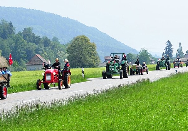 Ein idyllisches Bild bei der Einachser-Rundfahrt in Gunzgen. (Bild: ZVG)
