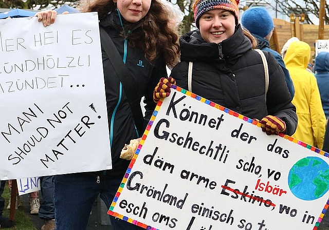 Auch die Klimabewegung Olten wirkt bei einer Ringvorlesung mit. (Bild: mim)