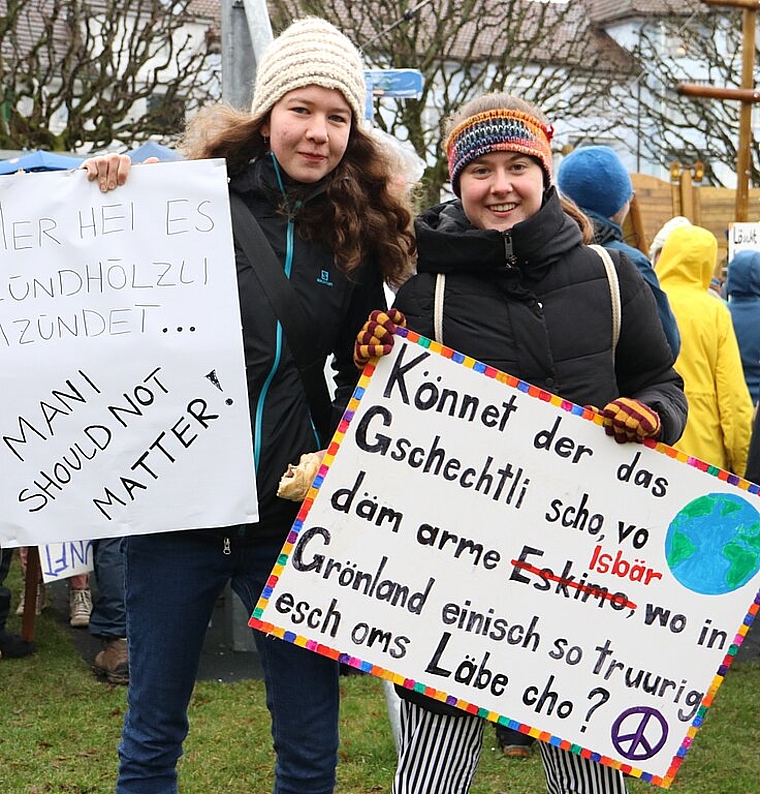 Auch die Klimabewegung Olten wirkt bei einer Ringvorlesung mit. (Bild: mim)