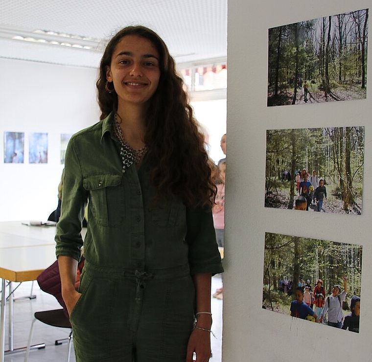 Praktikantin Leila El Hachimi hat die Waldnachmittage im Cultibo mit anschliessender Ausstellung initiiert. (Bild: mim)