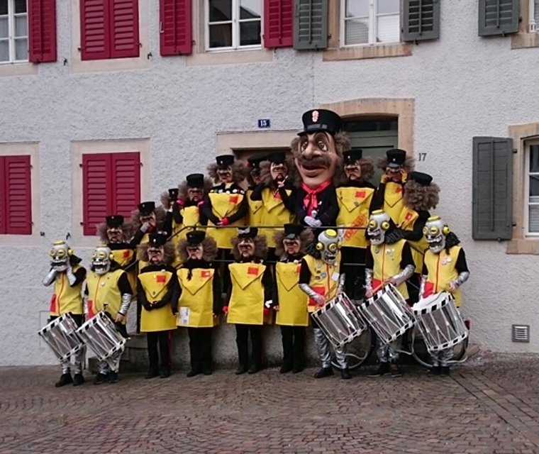Auch die Säli-Zunft – hier die «Tropfi»-Formation – wird am Gottesdienst mitwirken. (Bild: ZVG)