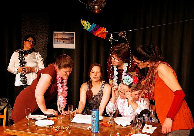 Probe für das Theaterstück «das männerLos». (Bild: ZVG)