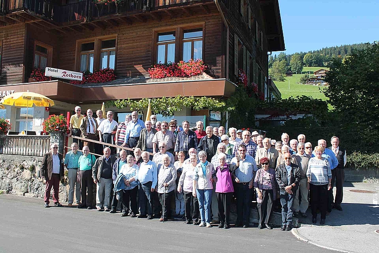 Die Vereinigung der Schützenveteranen Olten-Gösgen unternahmen einen Tagesausflug in «politischer Mission». (Bild: ZVG)