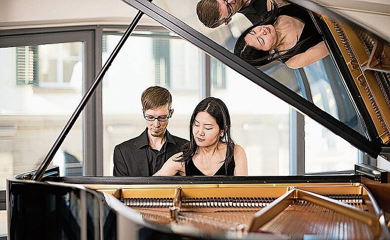 Das Klavierduo Arte Animi tritt in Olten auf. (Bild: ZVG)